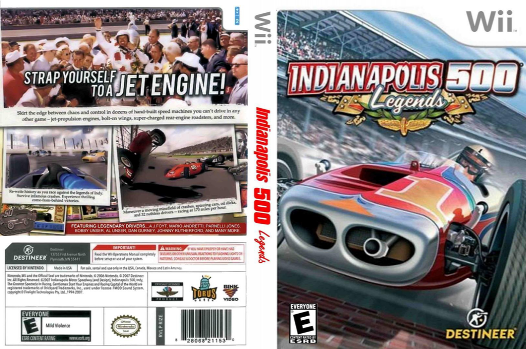 Indianapolis 500 Legends — box-texture (US)