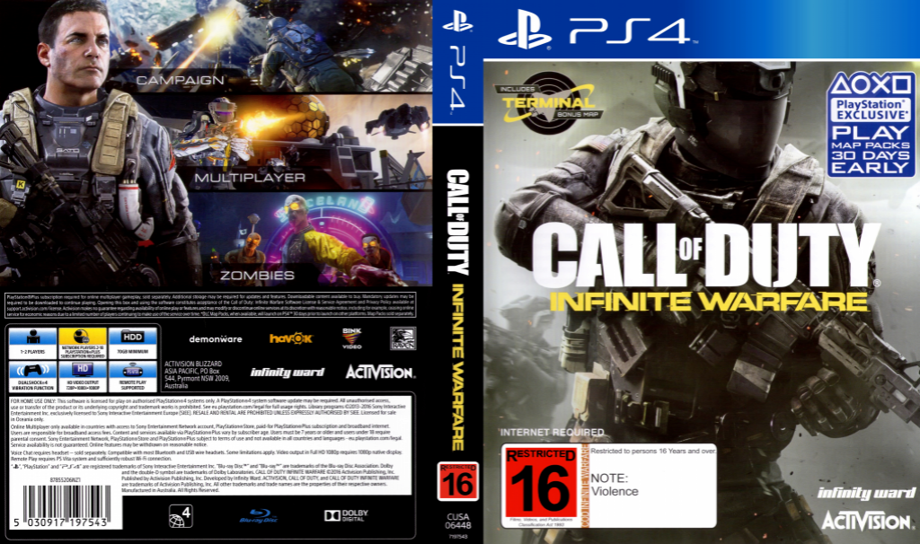 Call of Duty - Infinite Warfare — box-texture (AU)
