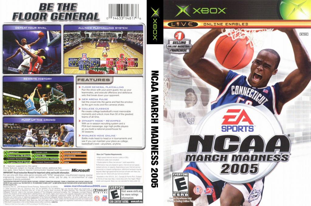 Ncaa March Madness 2005 — box-texture (US)