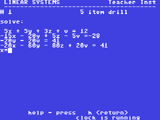Linear Systems — ss (WOR)