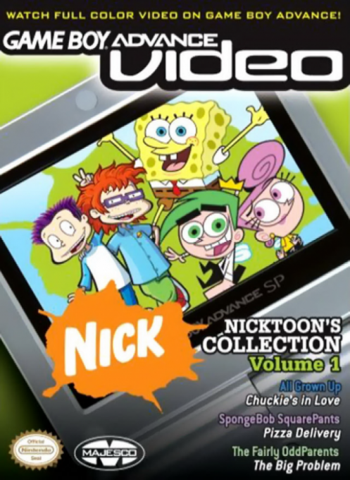 Game Boy Advance Video - Nicktoons Collection - Volume 1 box art