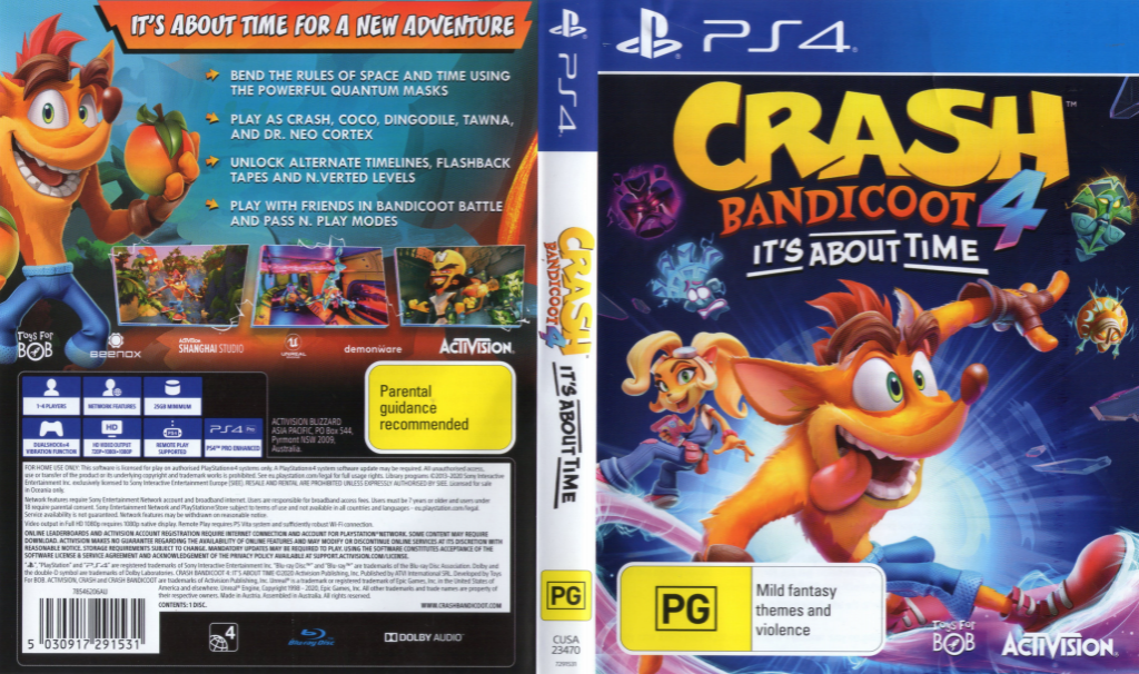Crash Bandicoot 4 - It's About Time — box-texture (AU)