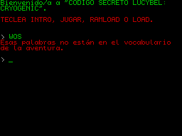 Codigo Secreto Lucybel - Cryogenic — ss (WOR)