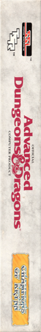 Advanced Dungeons & Dragons - Champions of Krynn - A DragonLance Fantasy Role-Playing Epic, Vol.I — box-2D-side (EU)