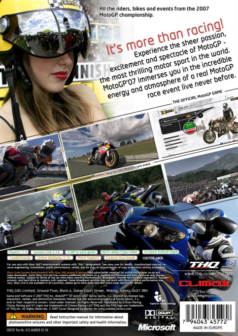 MotoGP 07 — box-2D-back (EU)
