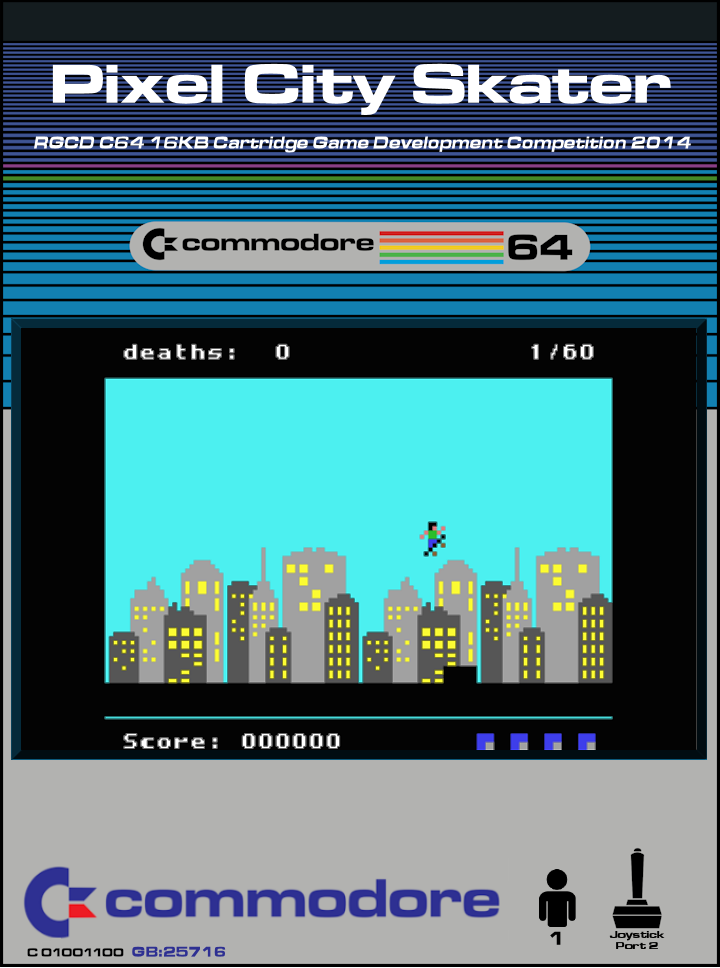 Pixel City Skater box art