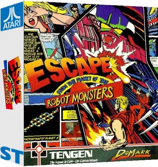 Escape From The Planet Of The Robot Monsters — box-3D (EU)