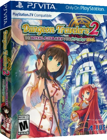Dungeon Travelers 2 - The Royal Library And The Monster Seal — box-3D (US)