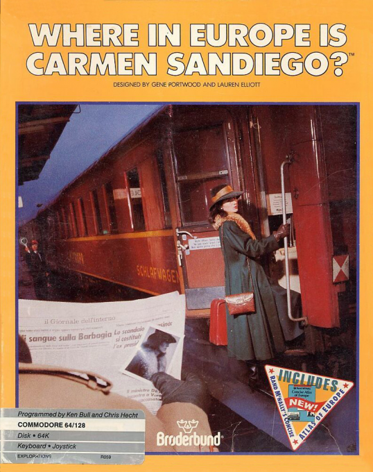 Where in Europe is Carmen Sandiego? box art