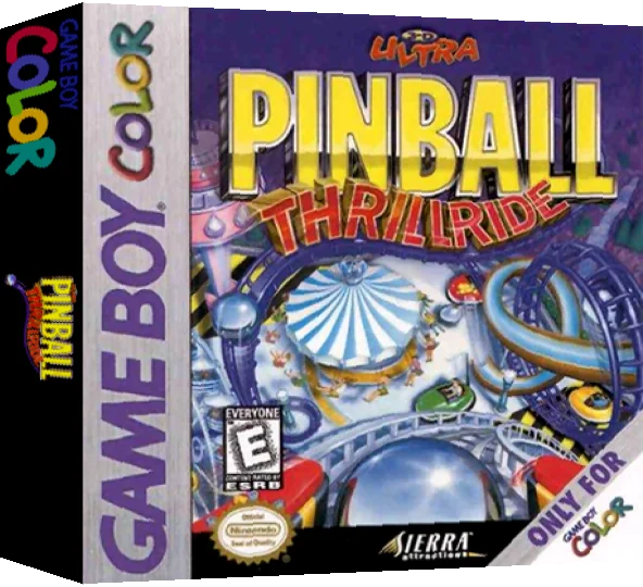 3-D Ultra Pinball - Thrillride — box-3D (US)