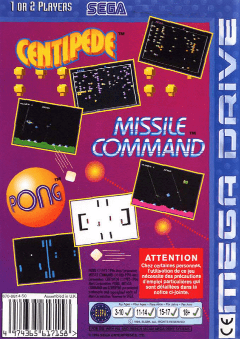 Arcade Classics — box-2D-back (EU)