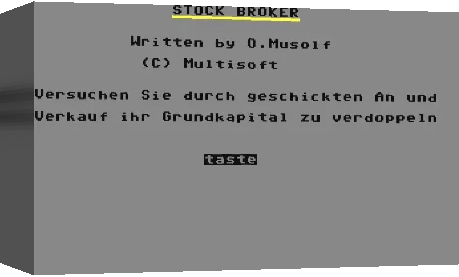 Stock Broker — box-3D (WOR)