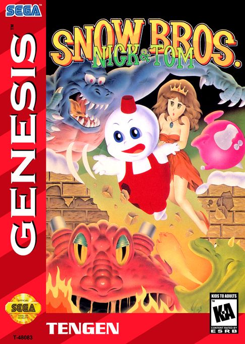 Snow Bros. Nick And Tom box art