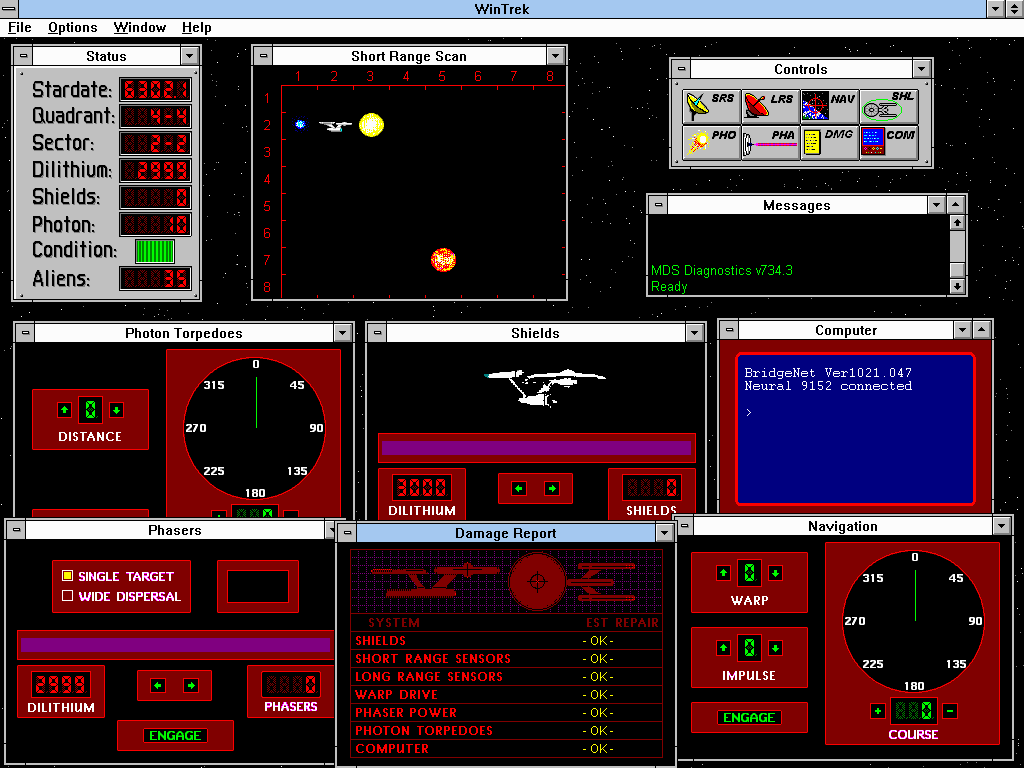 WinTrek — ss (WOR)