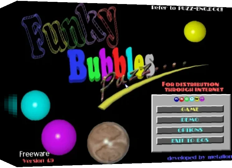 Funky Bubble Puzz — box-3D (WOR)
