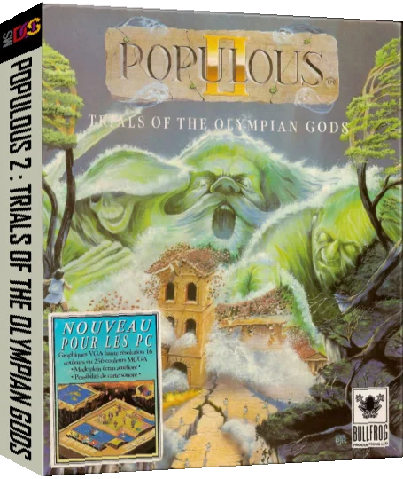 Populous 2 - Trials Of The Olympian Gods — box-3D (EU)