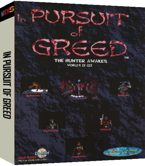 In Pursuit Of Greed — box-3D (US)