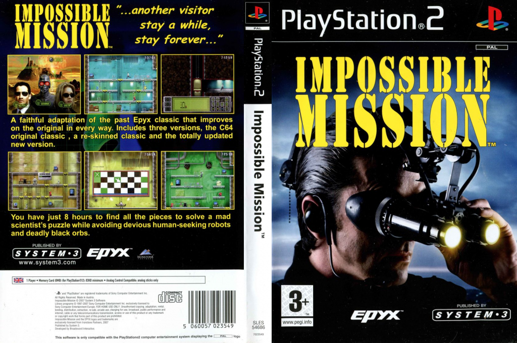 Impossible Mission — box-texture (EU)