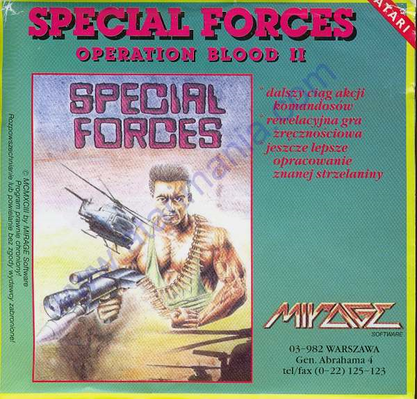 Special Forces - Operation Blood 2 box art