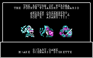 Wizardry IV: The Return of Werdna — sstitle (WOR)