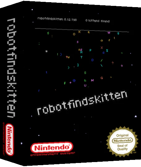 robotfindskitten — box-3D (SS)