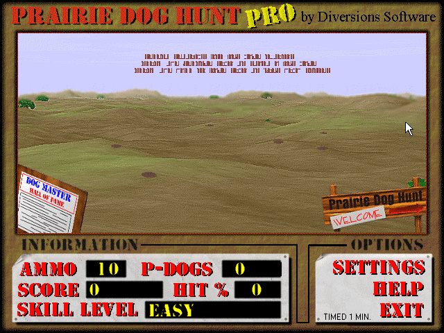 Prairie Dog Hunt Pro — sstitle (WOR)