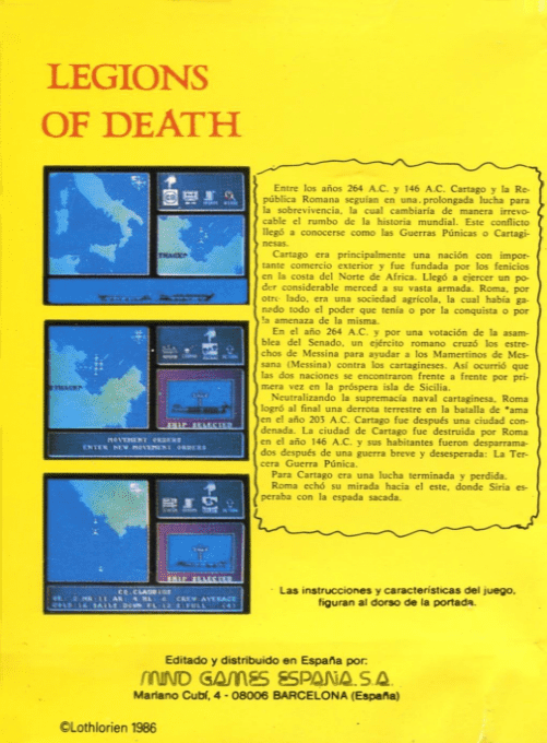 Legions Of Death — box-2D-back (SP)