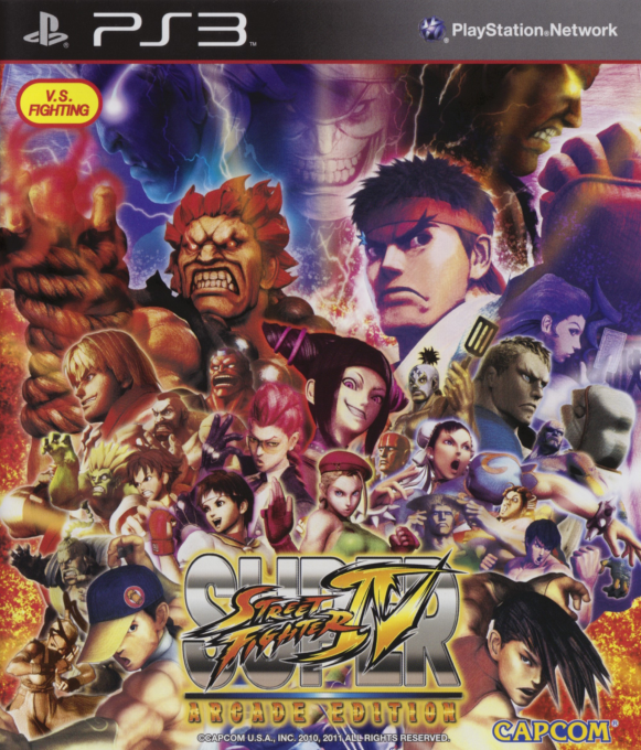 Super Street Fighter IV - Arcade Edition — box-2D (CN)