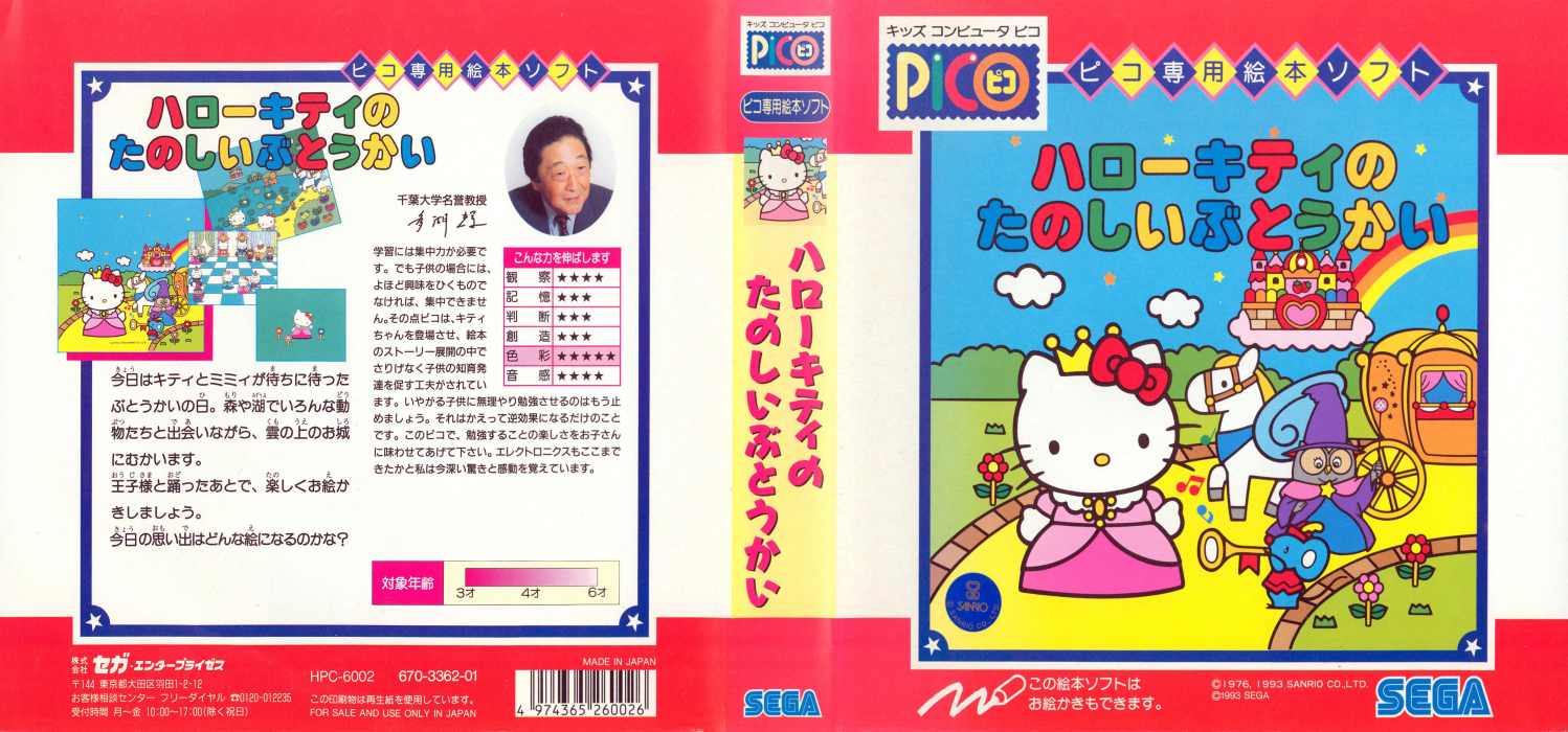 Hello Kitty no Tanoshii Butoukai — box-texture (JP)
