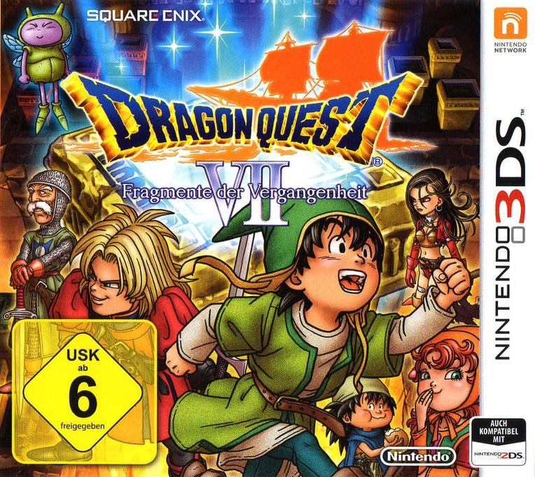 Dragon Quest VII - Fragments of the Forgotten Past — box-2D (DE)