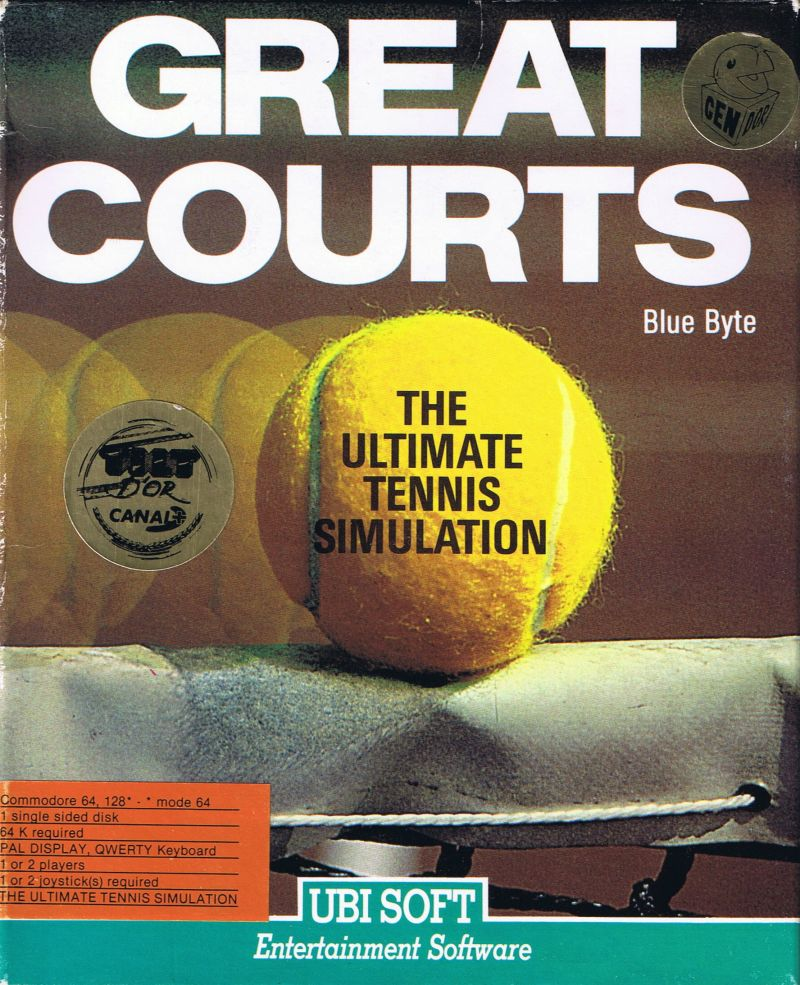 Pro Tennis Tour — box-2D (DE)
