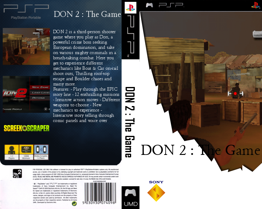 Don 2 - The Game — box-texture (SS)