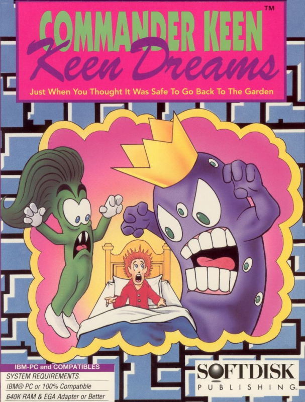 Commander Keen - Keen Dreams box art