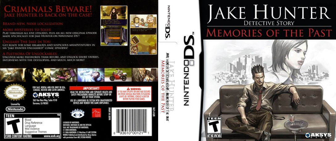 Tantei Jinguuji Saburou DS - Inishie no Kioku — box-texture (US)