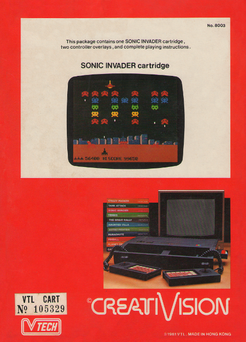 Sonic Invader — box-2D-back (WOR)
