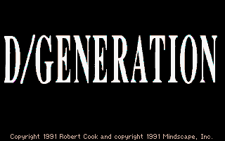 D-Generation — sstitle (WOR)