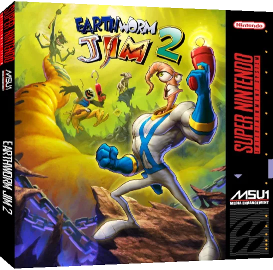 Earthworm Jim 2 — box-3D (US)