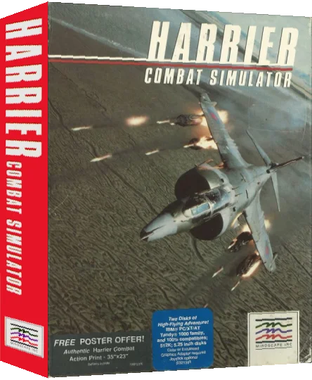 Harrier Combat Simulator — box-3D (US)