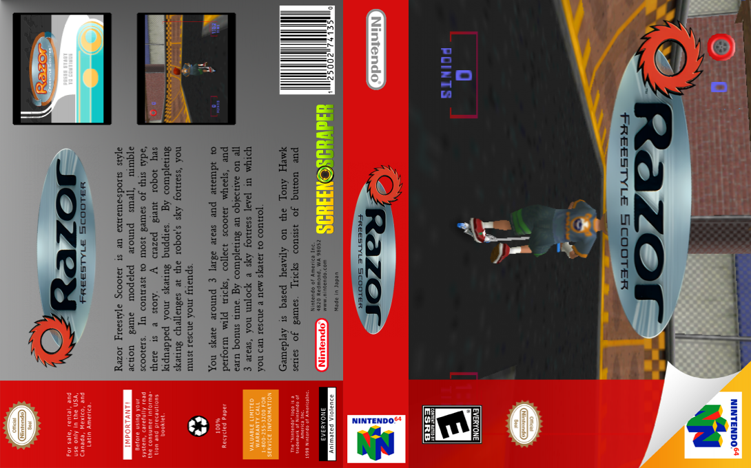 Razor Freestyle Scooter — box-texture (SS)