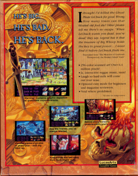Monkey Island 2 - LeChuck's Revenge — box-2D-back (EU)