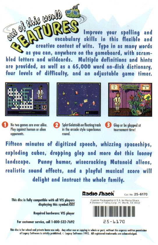 Mutanoid Word Challenge, The — box-2D-back (WOR)