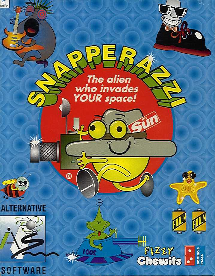 Snapperazzi - The Alien Who Invades Your Space! box art