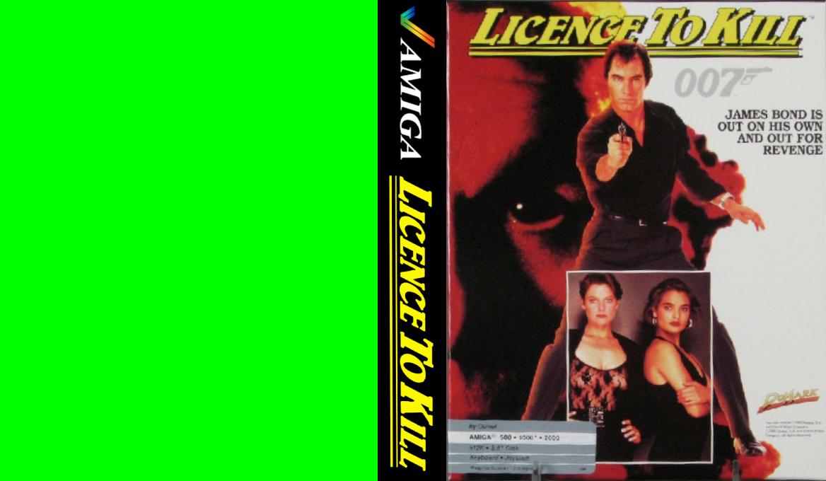 James Bond 007 - Licence to Kill — box-texture (US)
