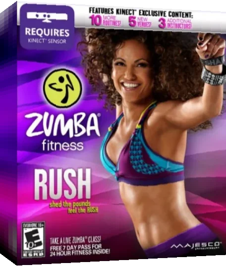 Zumba Fitness Rush — box-3D (EU)