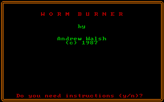 Worm Burner box art