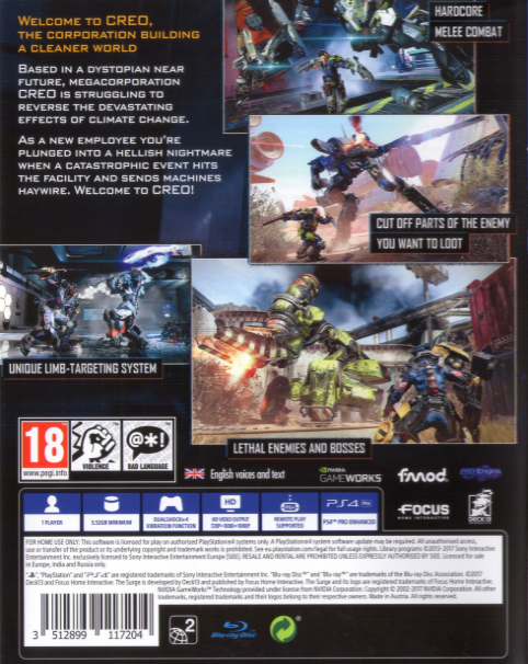 Surge, The — box-2D-back (EU)