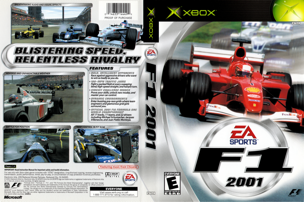 F1 2001 — box-texture (US)