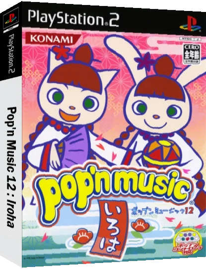 Pop'n Music 12 - Iroha — box-3D (JP)