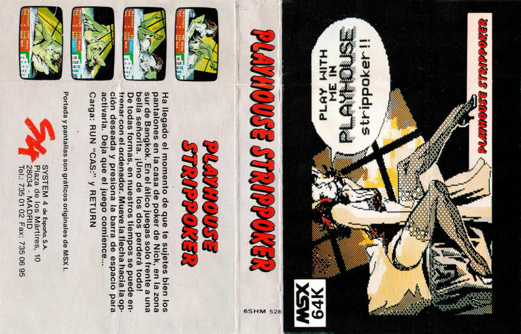 Playhouse Strippoker — box-texture (SP)