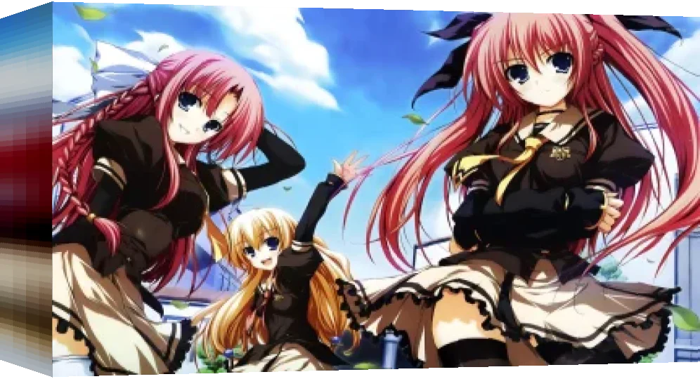 Akatsuki no Goei Trinity — box-3D (JP)